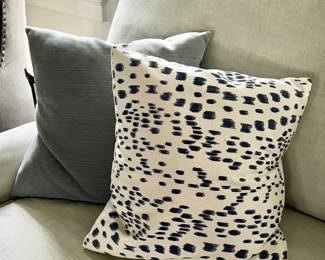 assorted throw pillows