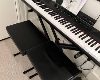 keyboard and benches