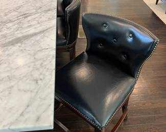 frontgate leather counter stools (5)