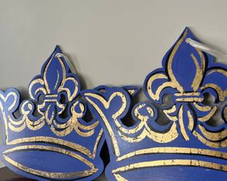 pair of carnival door hangers by cynthia kolls