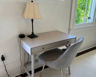 west elm midcentury desk, west elm swivel chair
