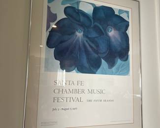 georgia o'keeffe poster, 1977 (rare)