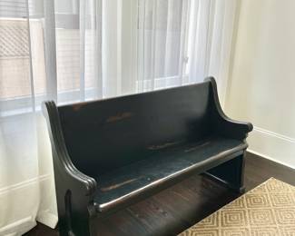 small church pew/bench
