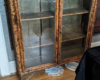 Antique bamboo cabinet