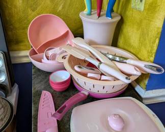 Pink kitchenware