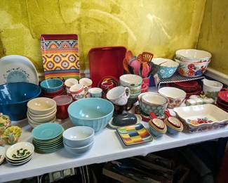 Some colorful dishes