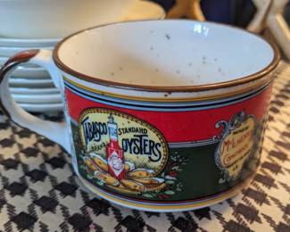 Tabasco Oysters soup cup 