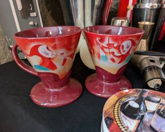 Linda Frichtel 2 Frangelico Liqueur Espresso Cups