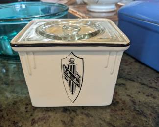 Detail of Kelvinator refrigerator dish