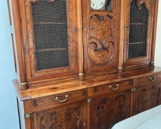 French Clock Breakfront