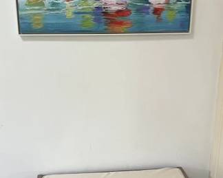 Small Bench ~ Sailboat Print