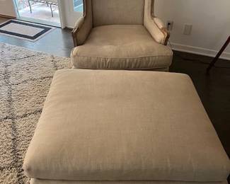 Wingback Chair ~ Ottoman