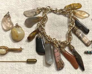 Opal, Lapis Lazuli, Polished Stone And Turquoise Jewelry