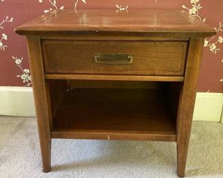 Lane Mid Century Walnut Nightstand A