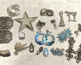 Silver Toned Costume Jewelry