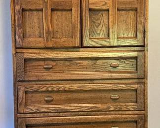 Solid Wood Cabinet With Drawers