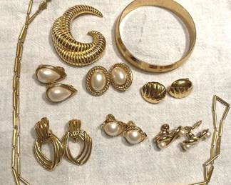Monet Gold Toned Jewelry