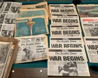 Vintage Seattle Times Issues