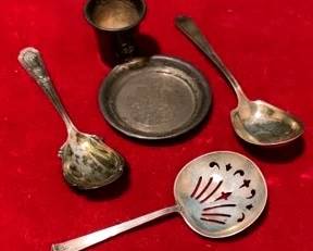 Sterling Spoons  person Ash Tray