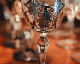 Vintage sterling silver glasses 
