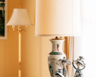 Bjorn Wiinblad Ceramic Figure
"Autumn" in Blue & White 1983
Denmark Figurine