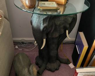 Elephant Glass Top Stand $ 198.00