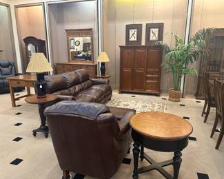 Many pieces of high quality furniture!