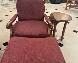 Two 'fold down' side tables