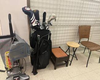 Golf Clubs, Kirby Vacuum, etc.