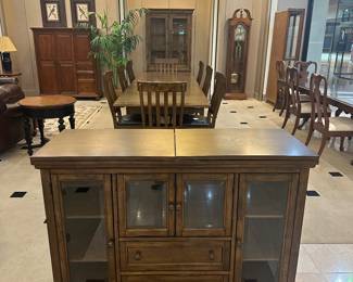 Buffet that matches formal dining table and hutch - so nice!