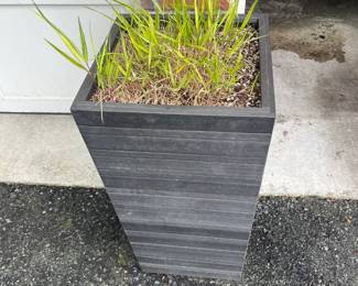 One of two matching planters for sale during in-person shopping Friday and Saturday only.