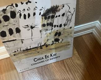 Chua E. Kay "Colours of Infinity" book included with the painting.