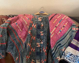 Another beautifully embroidered jacket for sale during in person shopping hours Friday and Saturday.