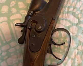 $200 - Double barrell shot gun rabbit ears c.1900's 