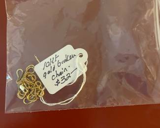 $32 10 K gold broken chain