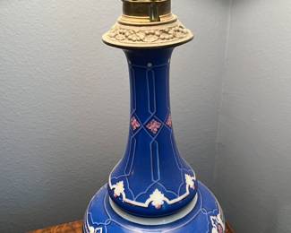 $126 Blue porcelain lamp 30T