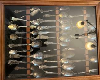 Silver collector spoons majority $10 each unless priced.