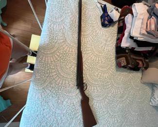 $200 Circa 1900 double barrel gun rabbit ears