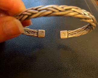 $100 - JAF signed Sterling cuff 925 sterling 