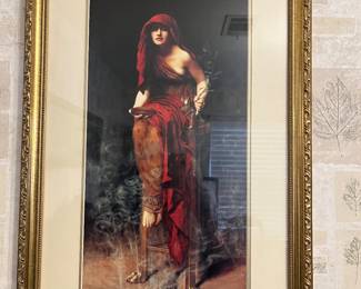 $100 Priestess Delphi John Collier 1891 print 16 x 26