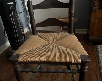 $90 low back wide woven seat