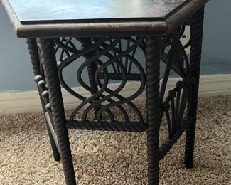 $58 Side table Early American 13 x 13 x 18T