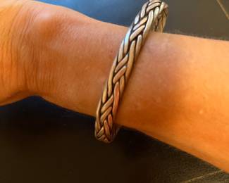 $100 - JAF signed Sterling cuff 925 sterling 