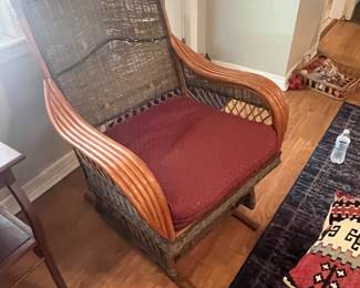 $150 Wicker Glider 30 x 30 x 40