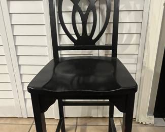 $50 single tall black bar stool