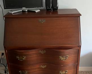 $190 Small drop front secretary desk 30 X 17 X 38