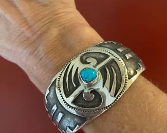 $100 Navajo cuff not marked  - 2 1/2" wrist size 