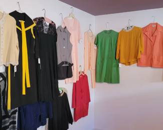 ladies vintage and mid century clothing, a blast from the past!!!