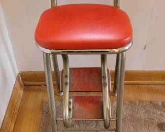 vintage step ladder chair