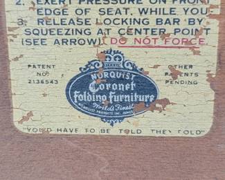 folding chair bottom